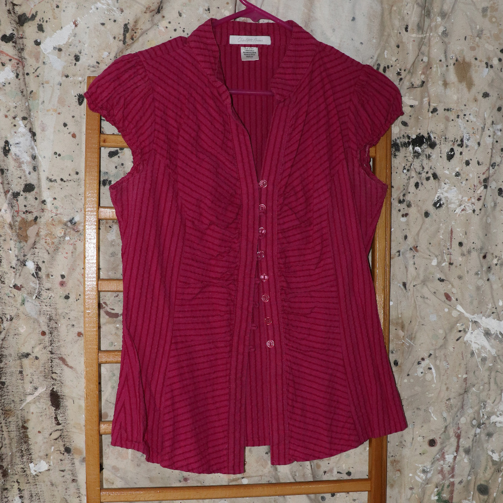 Charlotte Russe short sleeve vest shirt